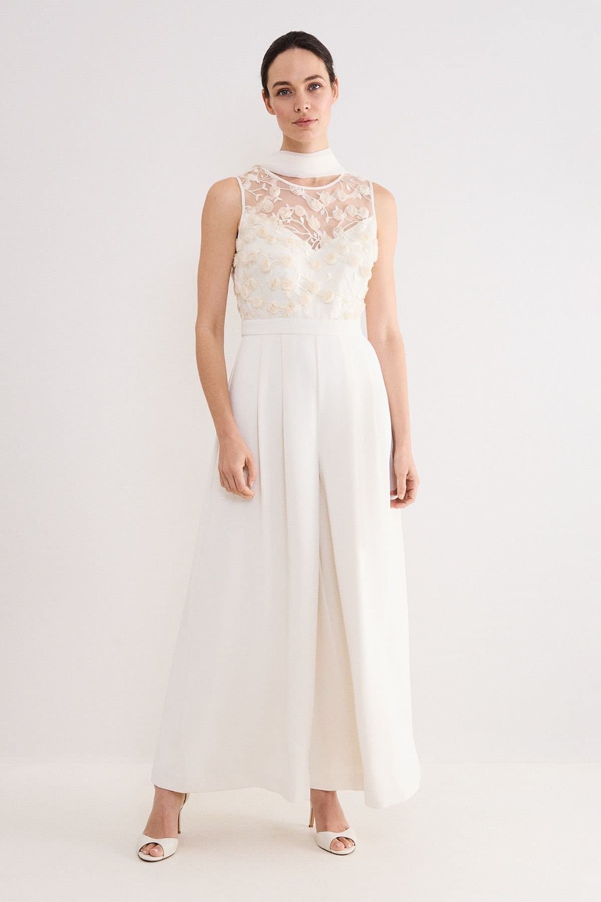 Phase Eight Phase Eight Women's Florentina Jumpsuit in Warm White