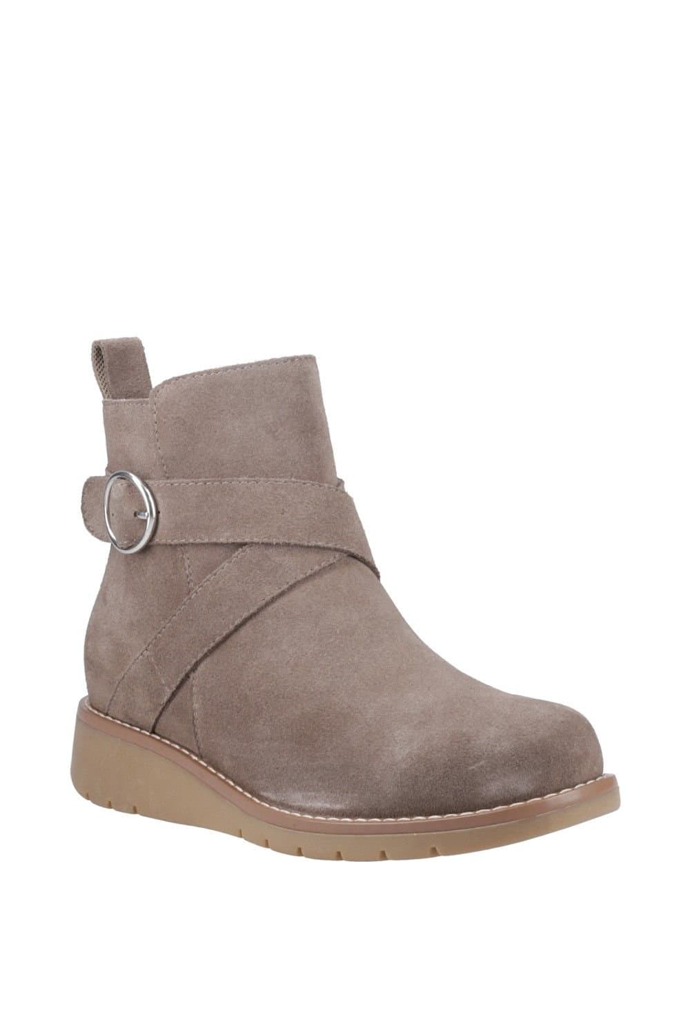 Hush Puppies Hush Puppies Women's Lyra Buckle Boot in Taupe