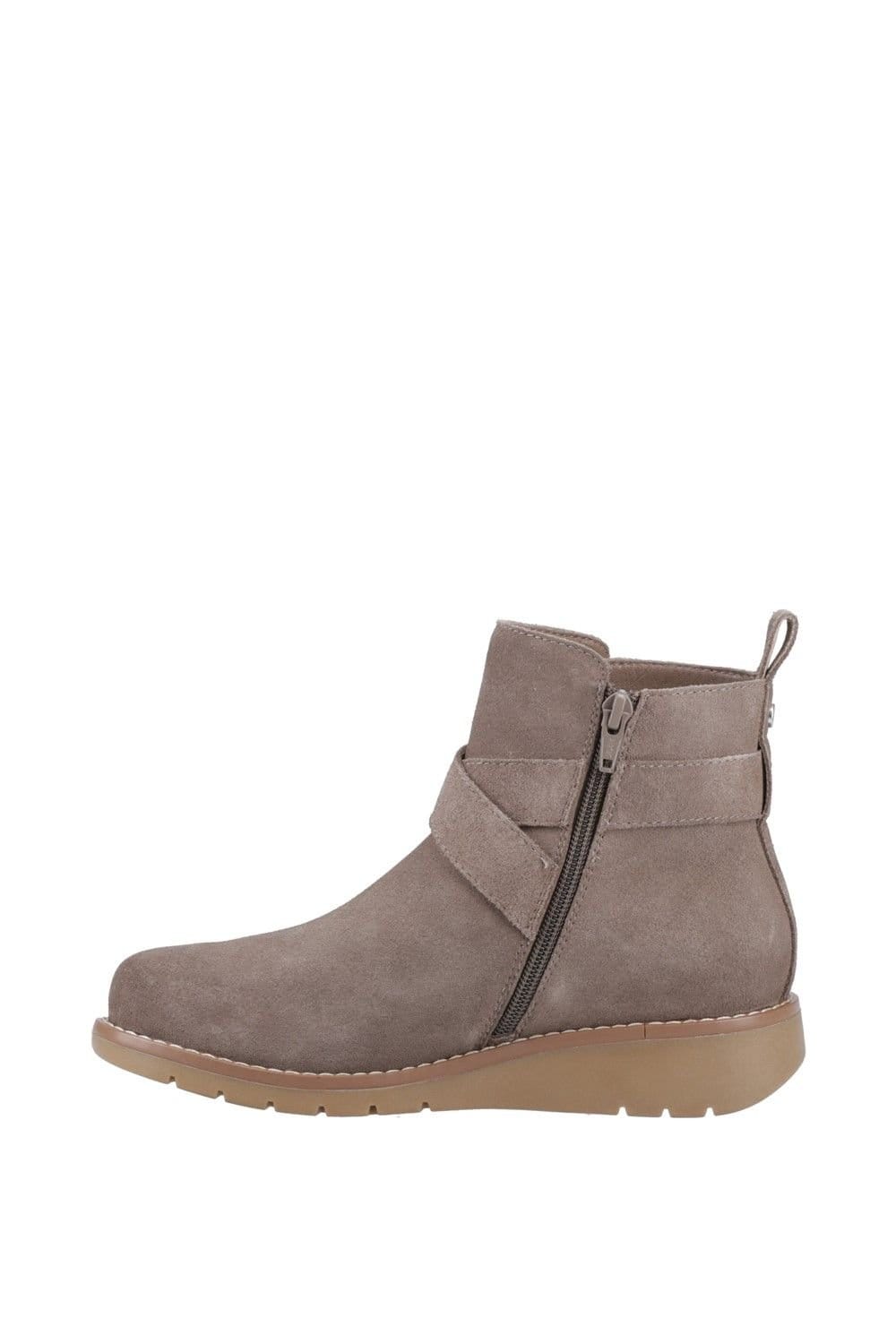 Hush Puppies Hush Puppies Women's Lyra Buckle Boot in Taupe - 4