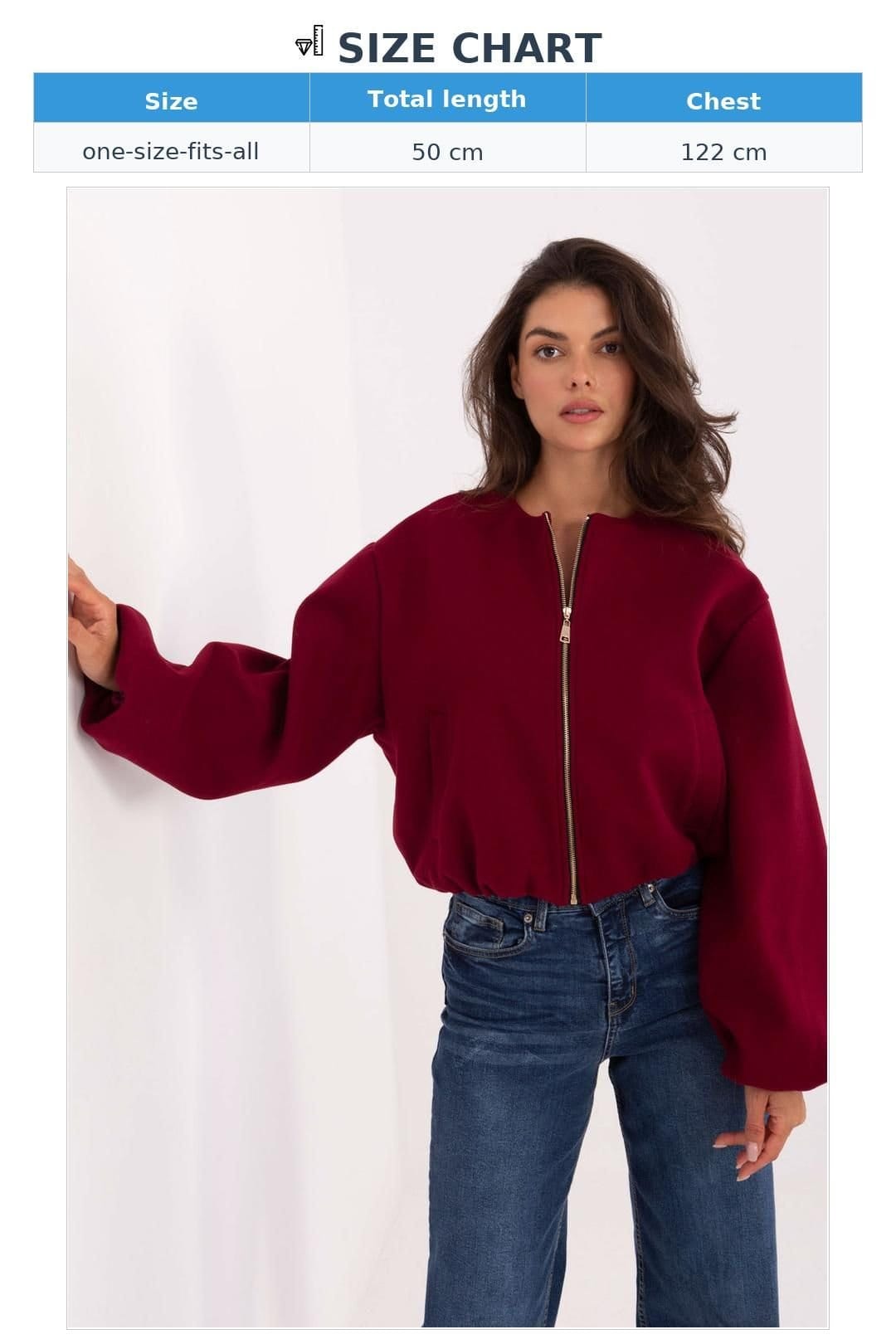 Love Lace Love Lace Women's Casual Short Transitional Puffer Jacket in Red - 4