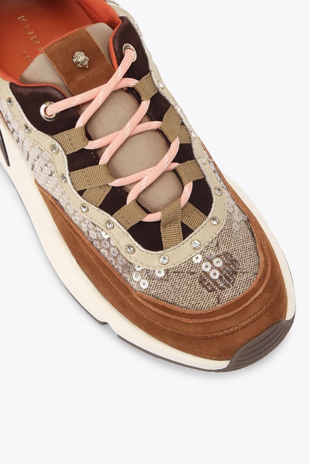 Kurt Geiger London Kurt Geiger London Women's 'Sporty Runner' Trainers in Brown - 4