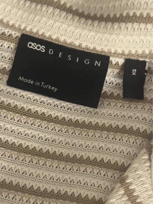 ASOS Crochet knit stripe co-ord set