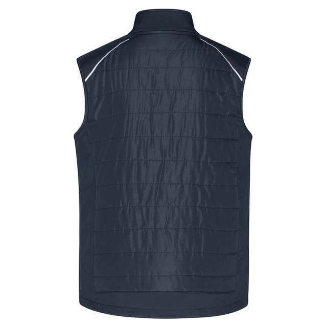 James and Nicholson James and Nicholson Men's Hybrid Gilet in Dark Grey - 2