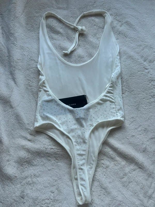 Bershka Backless studded bodysuit