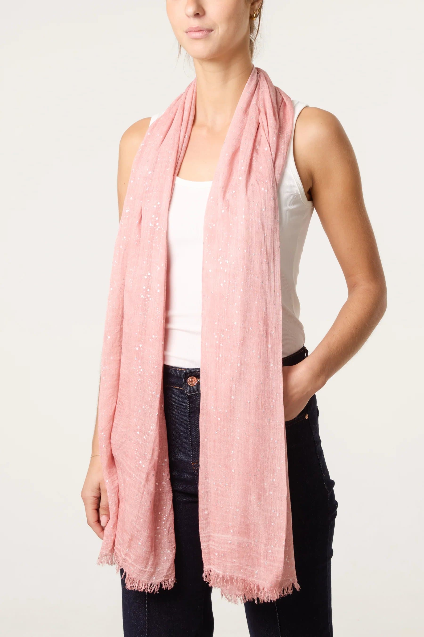 Blue Vanilla Sparkle Scarf
