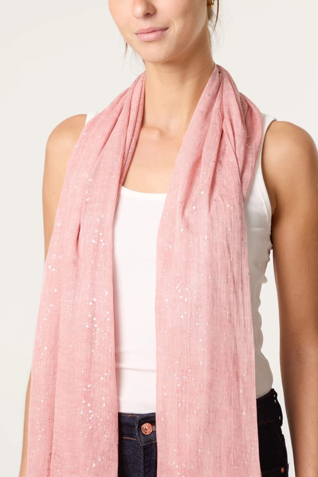Blue Vanilla Sparkle Scarf - 2