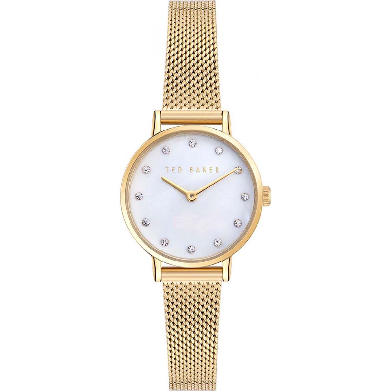 Ted Baker Ted Baker Women's BKPSTF405 Classic Chic 28mm Quartz Watch in Gold