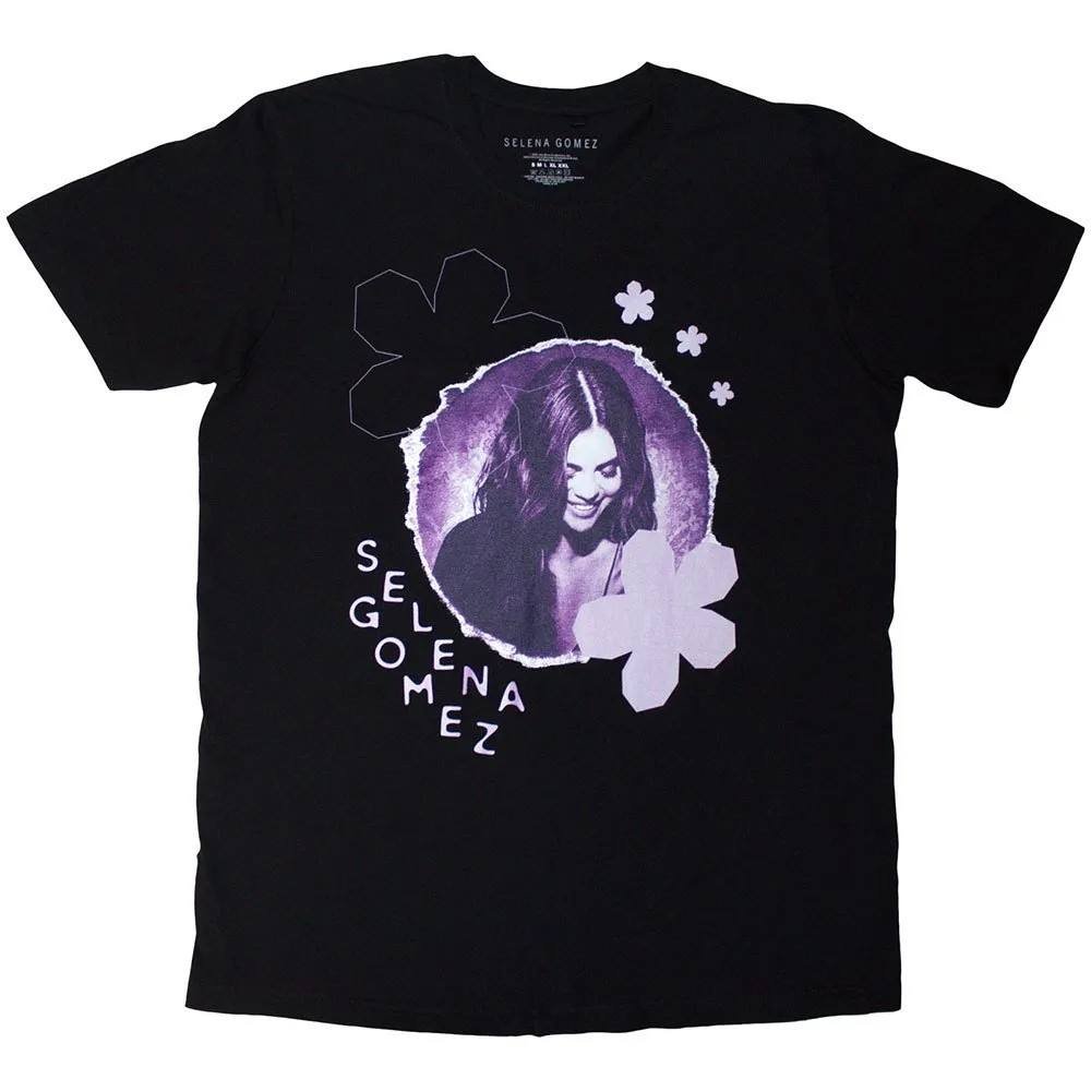 Selena Gomez Selena Gomez Men's Floral T-Shirt in Black - 3