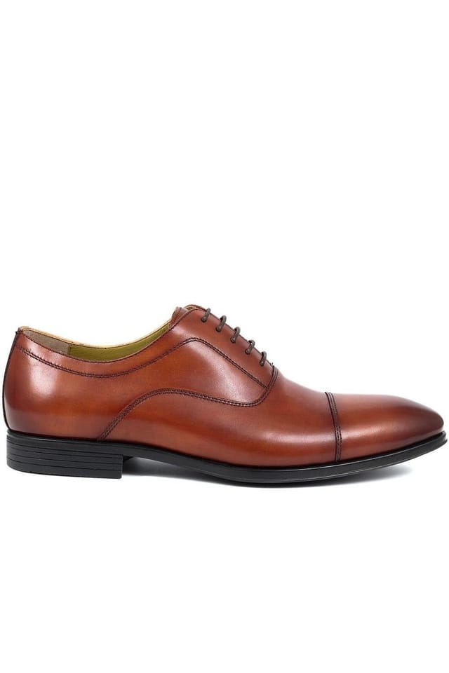 Jones Bootmaker Jones Bootmaker Men's Middleham Leather Oxford Shoes in Brown - 2