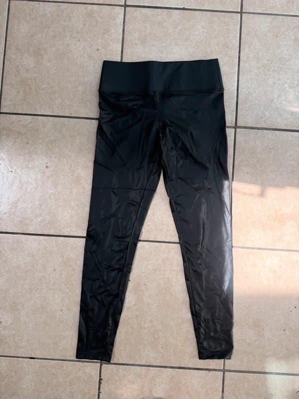 New Look New Look Petite Faux Leather Leggings Size 8