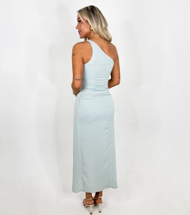 AX Paris Women's Mint Green O-Ring Wrap Skirt Midi Dress AX Paris New Look - 3