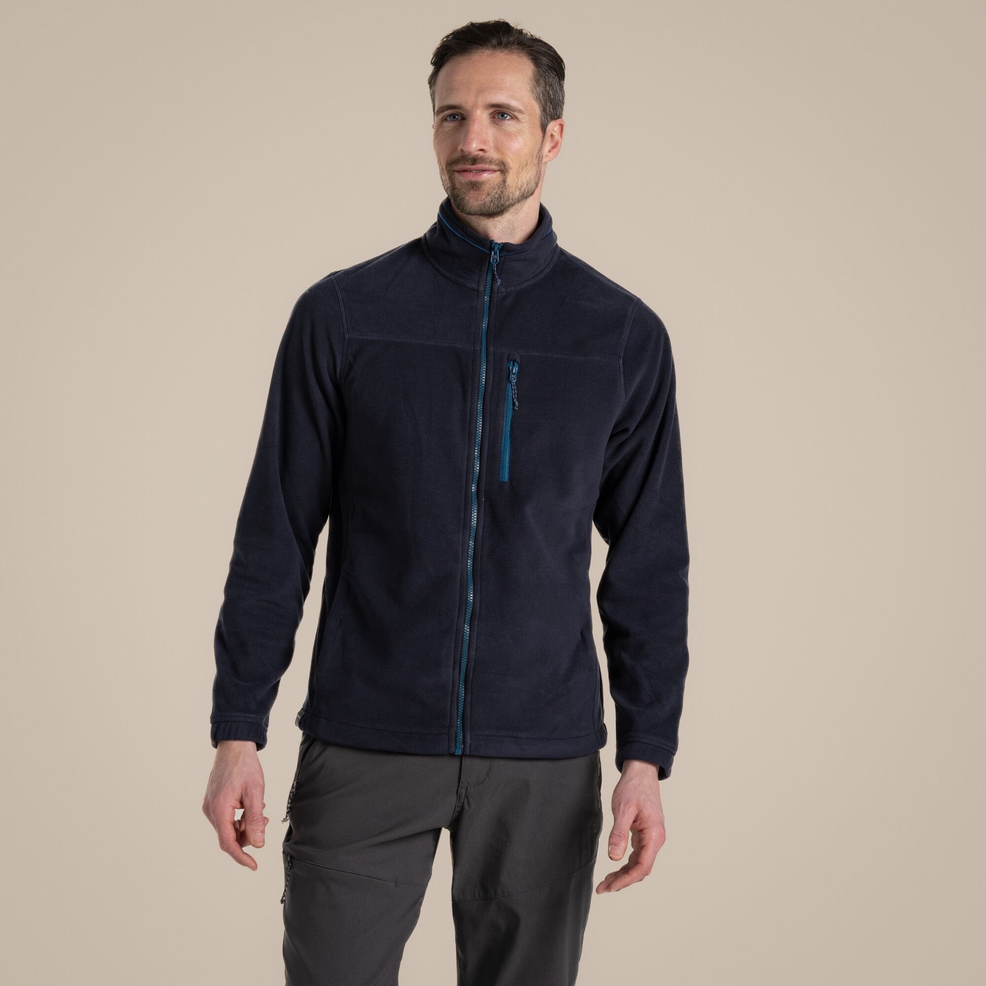 Craghoppers Craghoppers Men's Corey Plus Quick Drying Fabric Microfleece Jacket in Dark Navy - 3