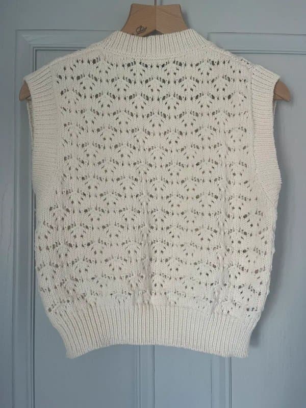Mango Mango Cream Knit Tanktop