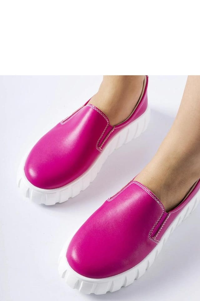 Love Lace Love Lace Women's Igreja Slip On Pink Synthetic Round Toe Thick Sole Shoes - 2
