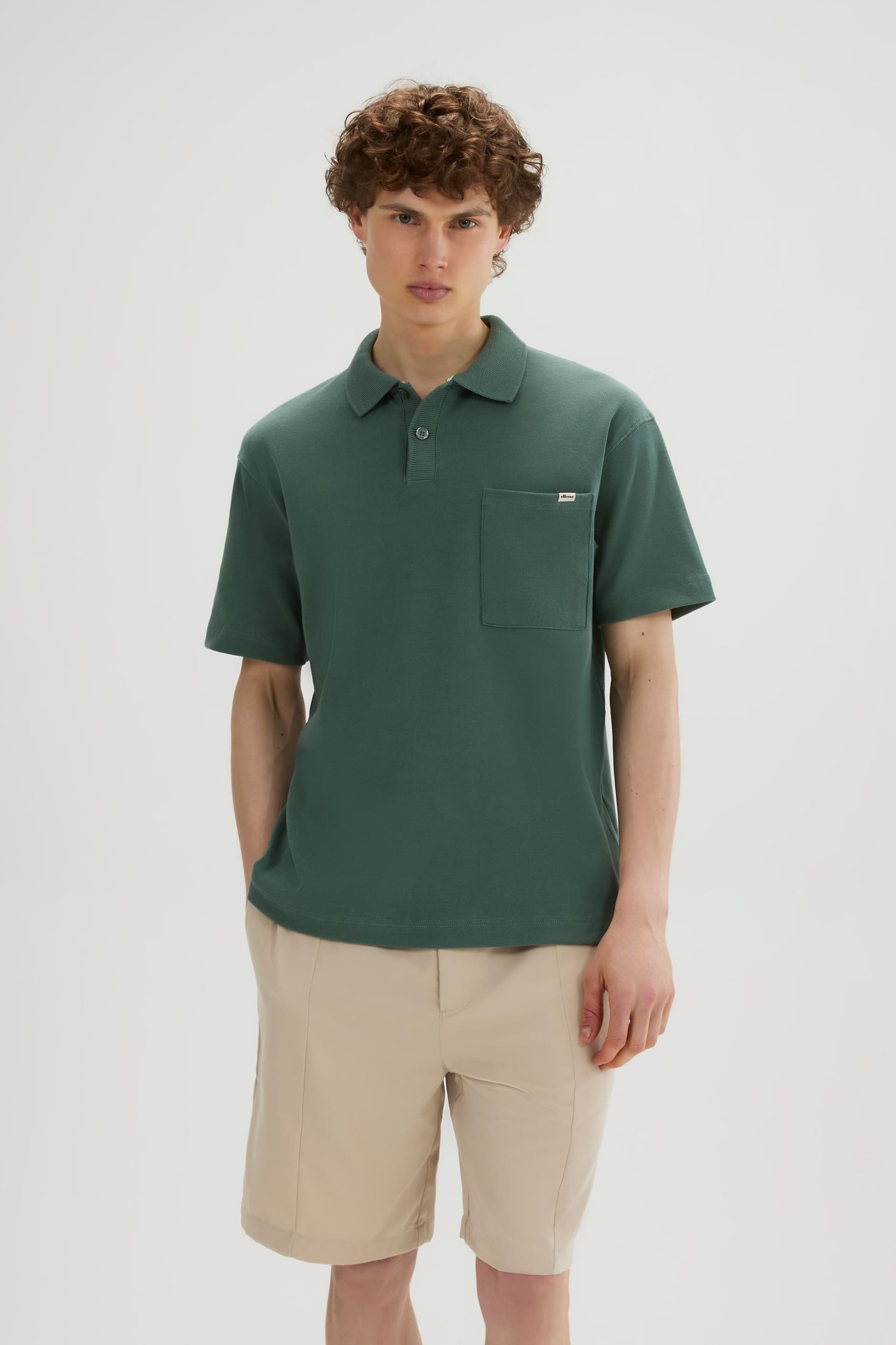 Ellesse Ellesse Men's Arivito Polo in Dark Green