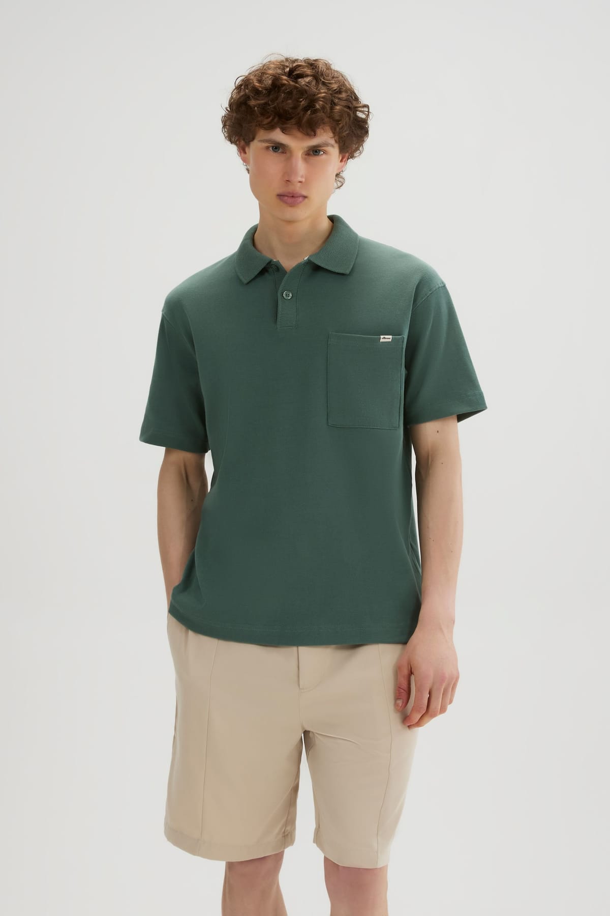 Ellesse Ellesse Men's Arivito Polo in Dark Green - 1