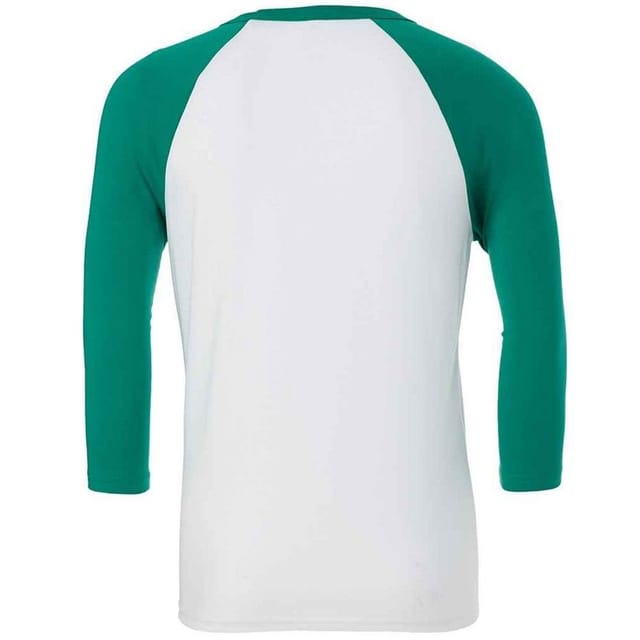 Canvas Canvas Men's 3 4 Sleeve Baseball T-Shirt in White - 2