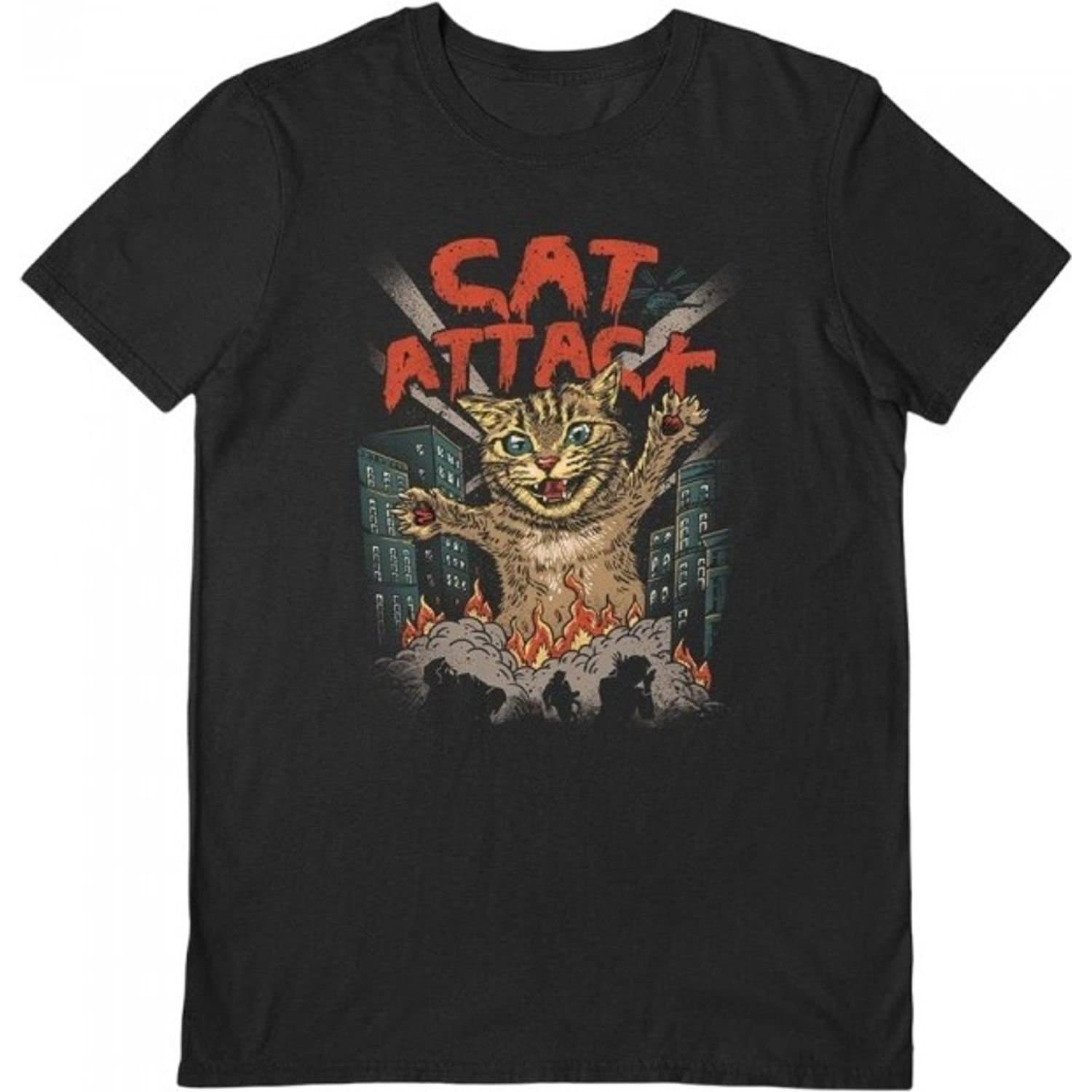 Vincent Trinidad Vincent Trinidad Men's Cat Attack T-Shirt in Black