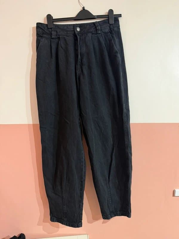 Bershka Bershka black straight jeans
