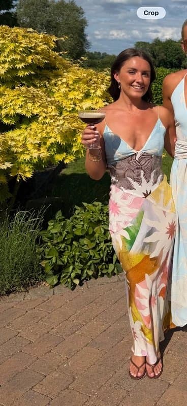 Never Fully Dressed Never fully dressed Valeria satin cami maxi dress. Size 6. Worn once. £100