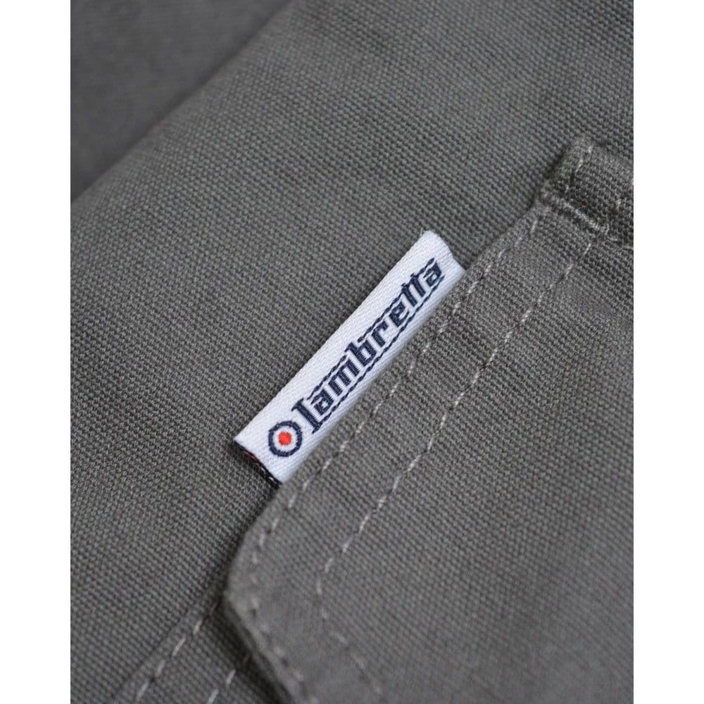 Lambretta Lambretta Men's Sherpa Lined Parka in Dark Grey - 4