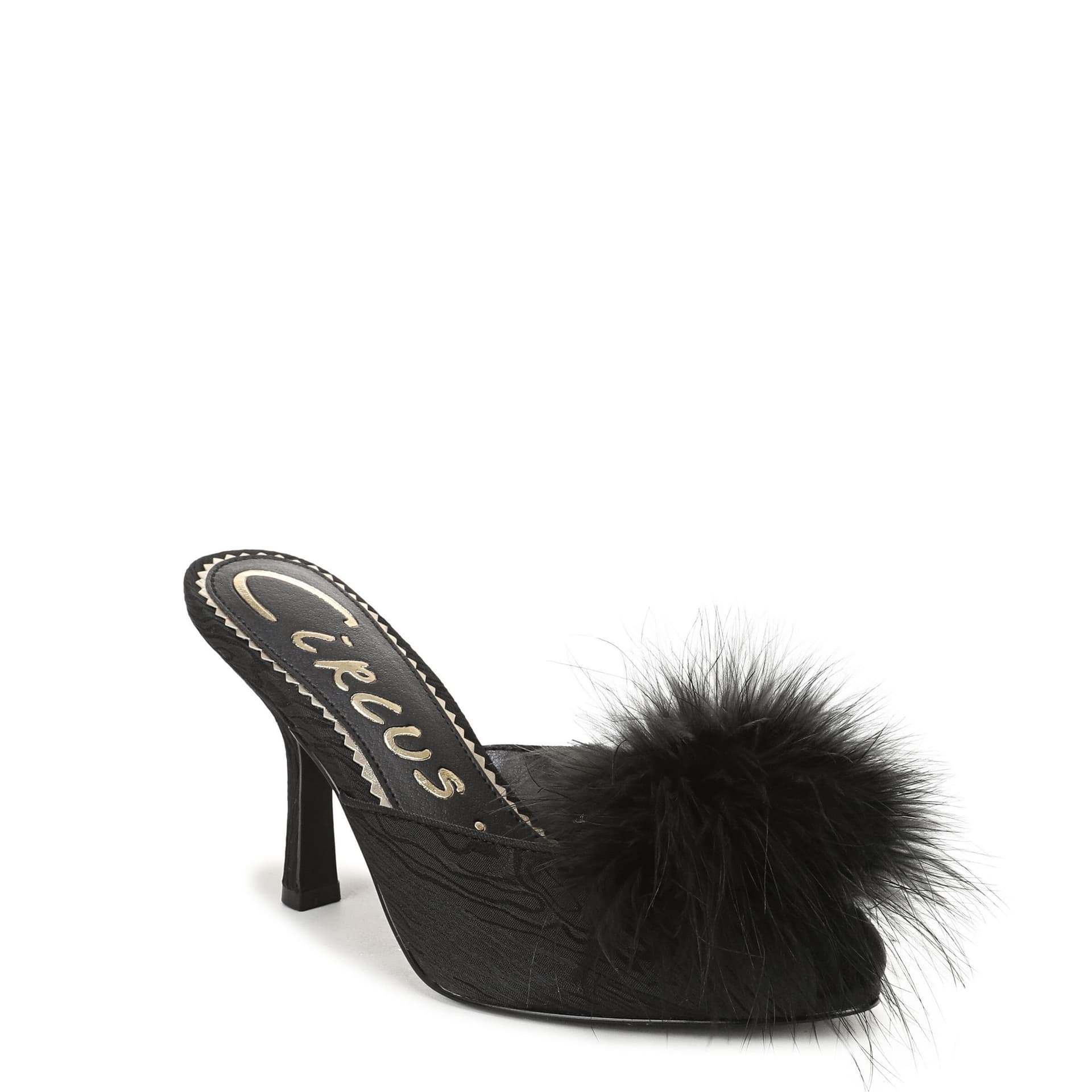 Sam Edelman Sam Edelman Women's Circus NY Glenda Fluff Heels in Black