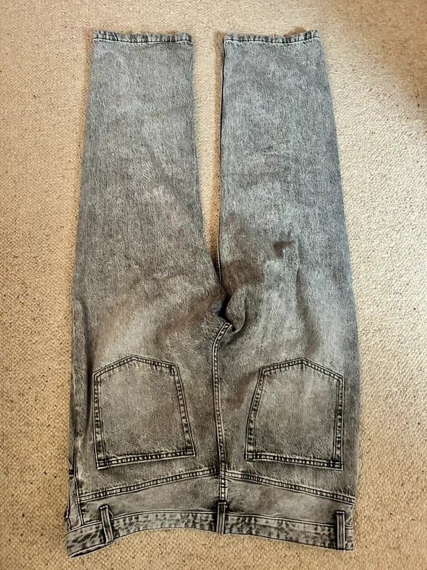 Bershka Grey Baggy Bershka Jeans