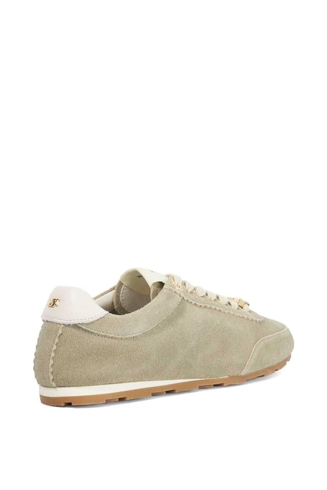 Dune London Dune London Women's 'Evalinna' Suede Trainers in Green - 3