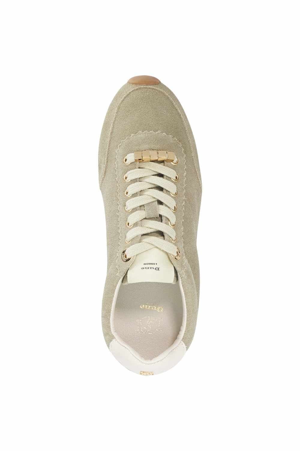 Dune London Dune London Women's 'Evalinna' Suede Trainers in Green - 4