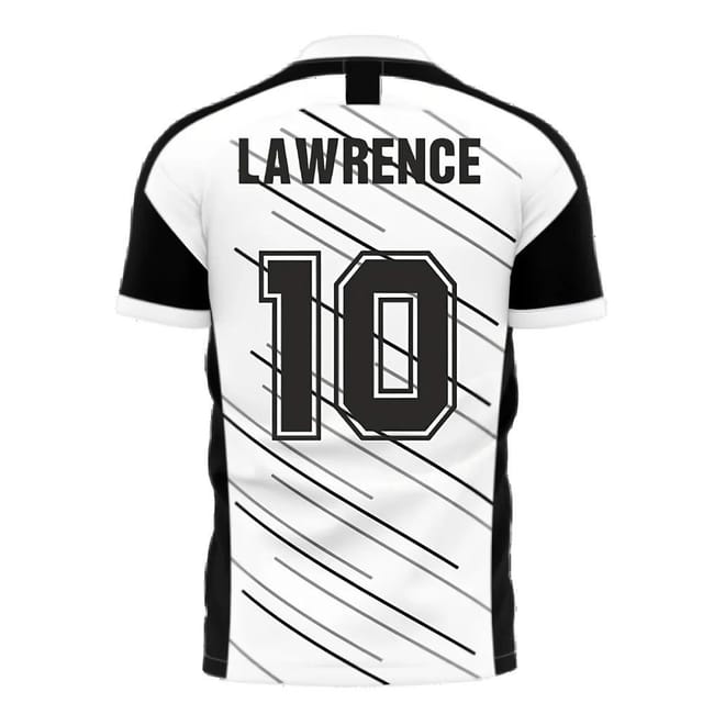 Derby County Derby County Men's Derby 2025 - 2026 Home Concept Football Kit - Lawrence 10 in White - 2
