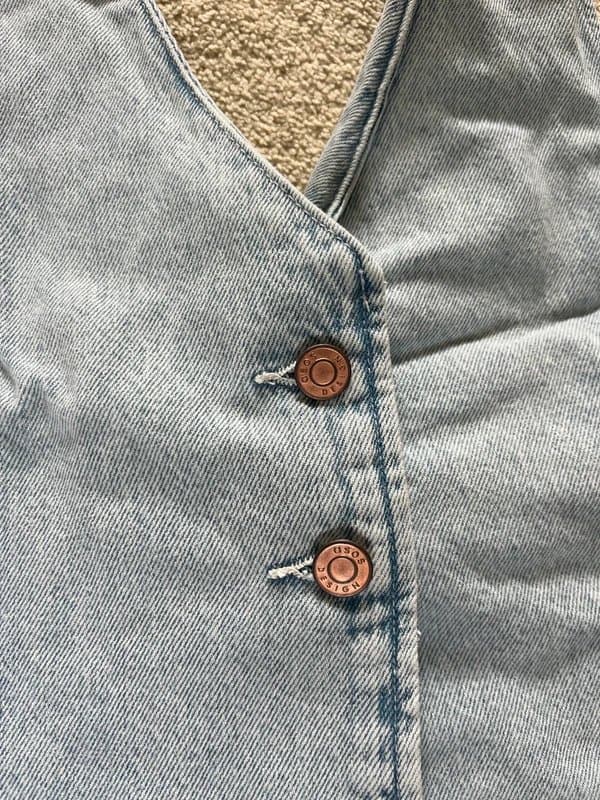 ASOS Denim halter neck