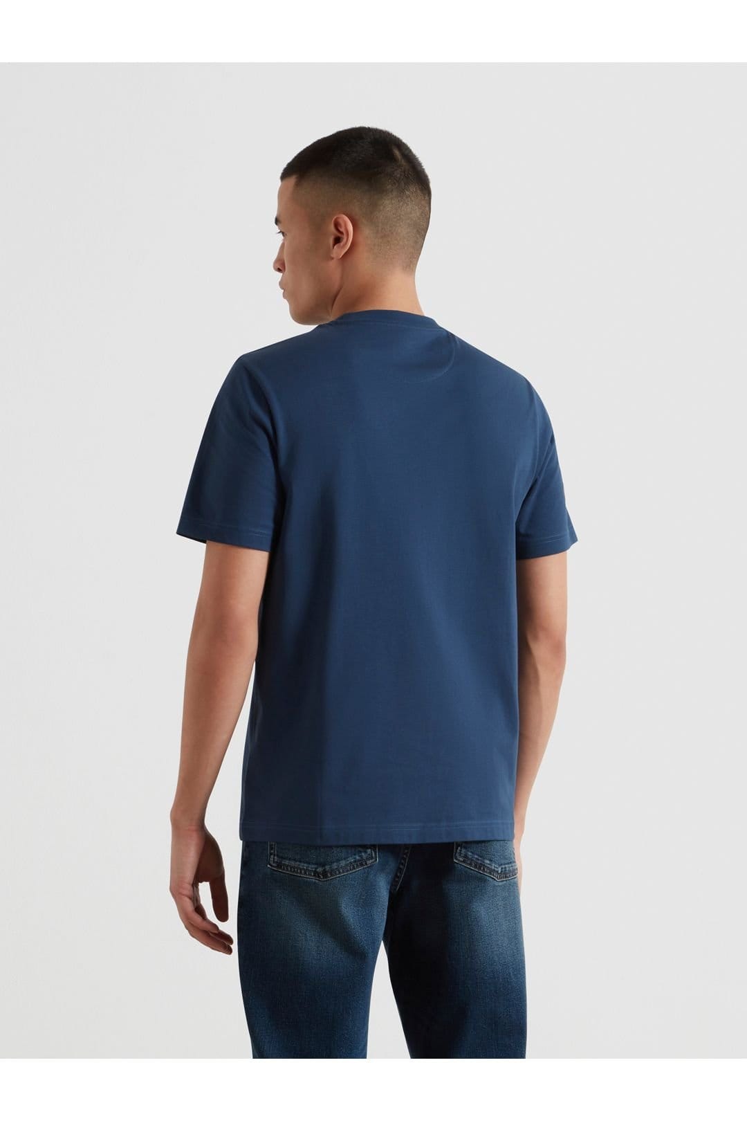 Farah Farah Men's Danny Basic T-Shirt Agian Blue - 4