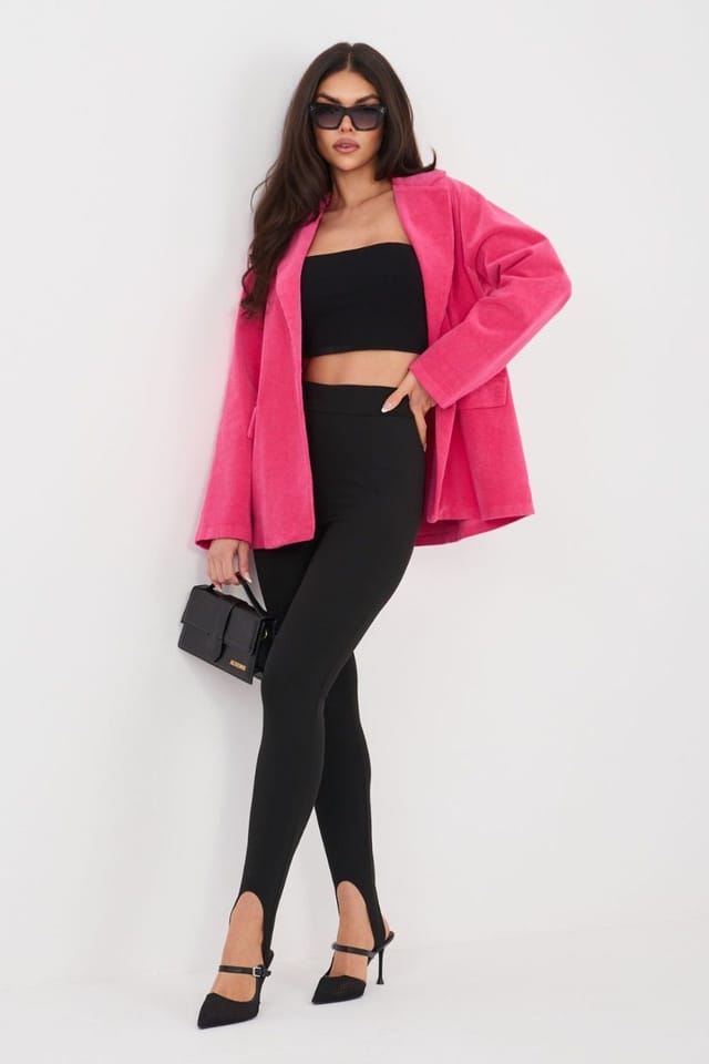 Love Lace Love Lace Women's Corduroy Blazer for Workwear in Pink - 3
