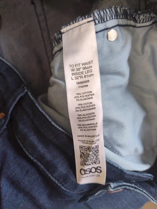 ASOS ASOS Skinny ripped jeans W38