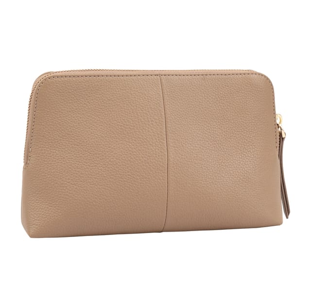 Paul Costelloe Paul Costelloe Women's Meta Leather Pouch in Beige - 2