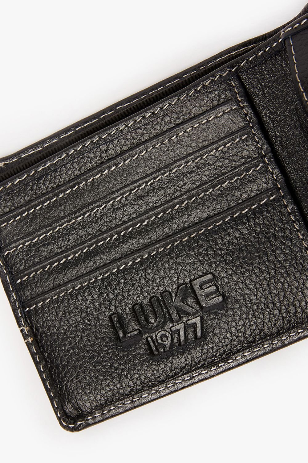 Luke 1977 Luke 1977 Men's Volcombe Leather Wallet in Black - 3