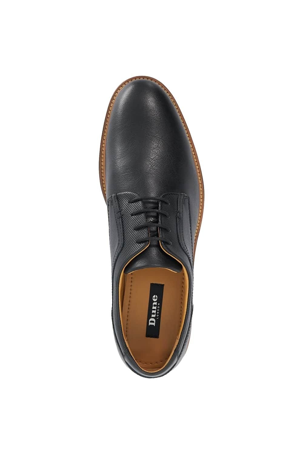 Dune London Dune London Men's 'Sollus' Leather Lace Up Shoes in Black - 4