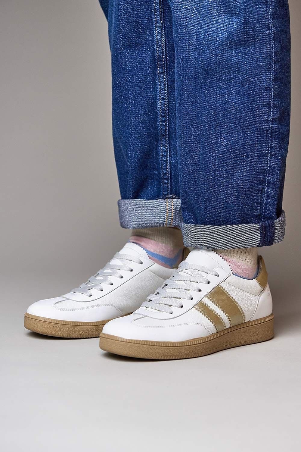 Moshulu Moshulu Women's 'Jess' White Trainers