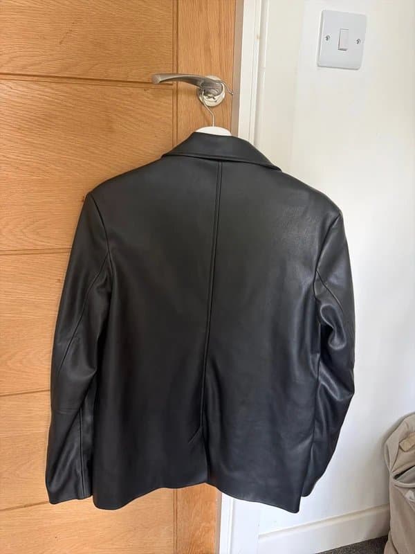 Bershka Bershka oversized leather blazer