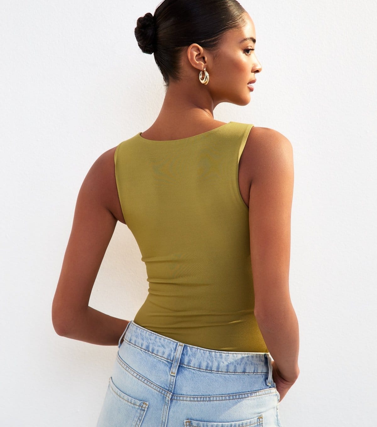 New Look Women's Light Khaki Cut Out O Ring Body New Look - 4
