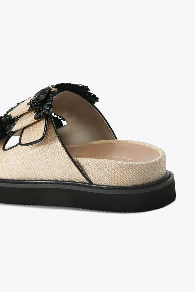 KG Kurt Geiger KG Kurt Geiger Women's 'Robbie' Fabric Sandals in Beige - 3