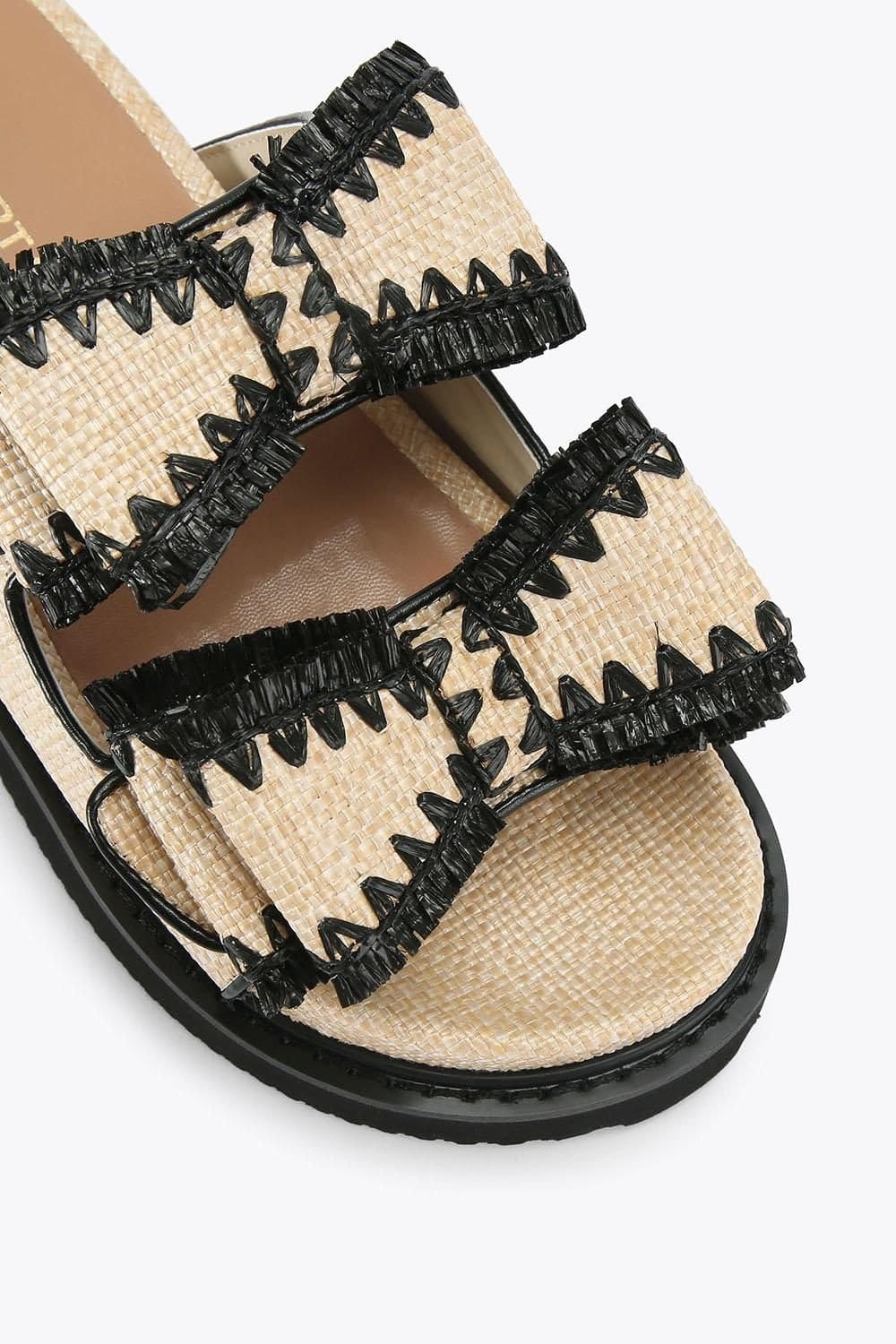 KG Kurt Geiger KG Kurt Geiger Women's 'Robbie' Fabric Sandals in Beige - 4