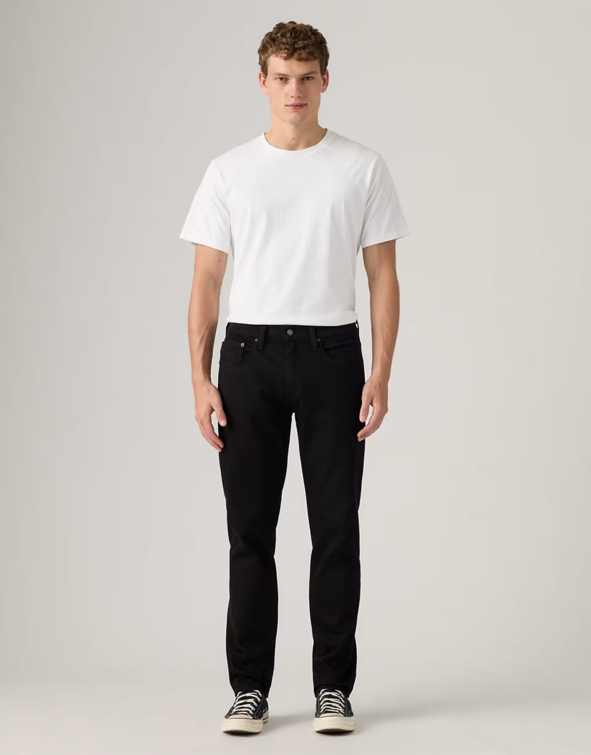 ASOS Levi's 502 taper jeans in black - 1
