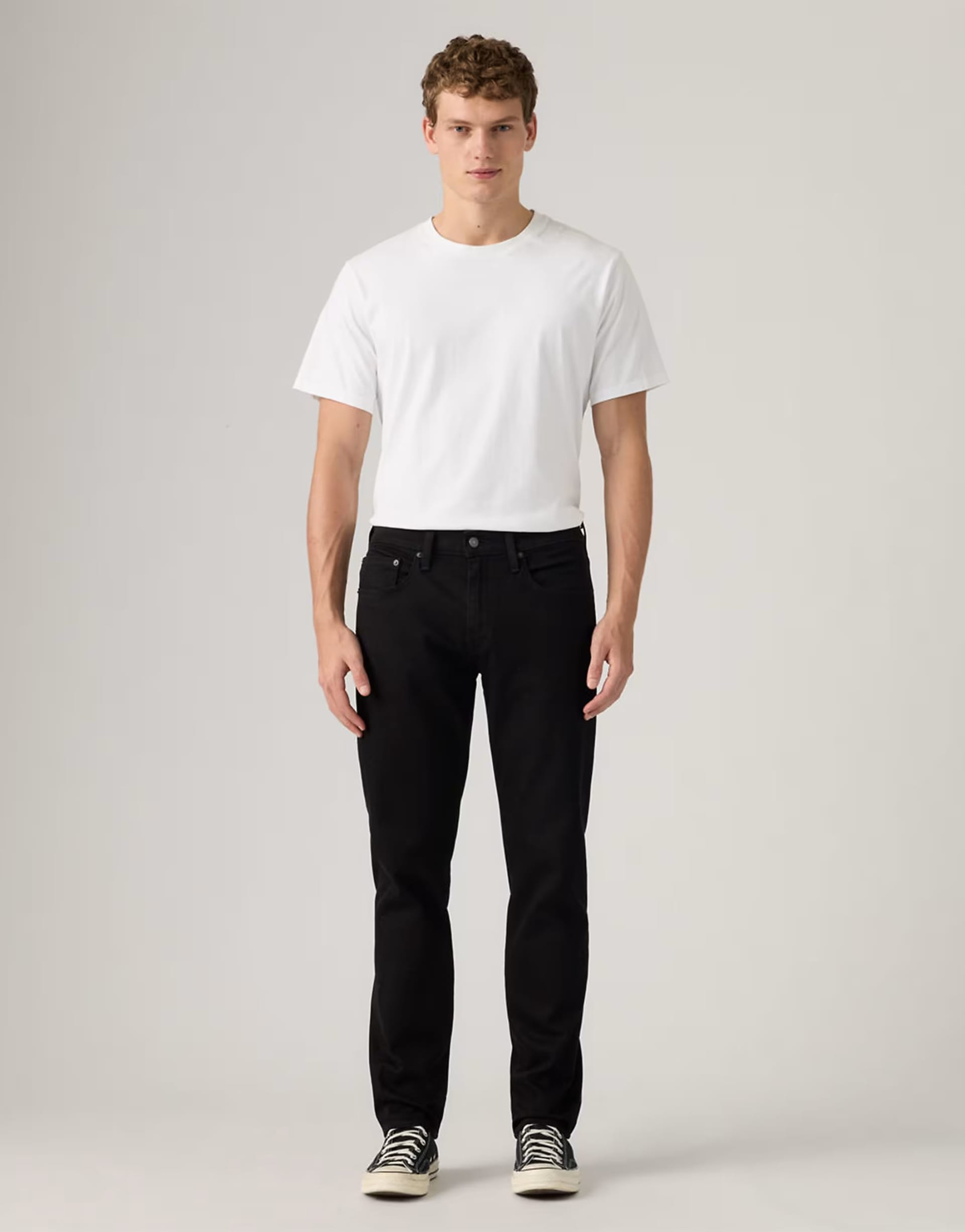 ASOS Levi's 502 Taper Jeans In Black Denim