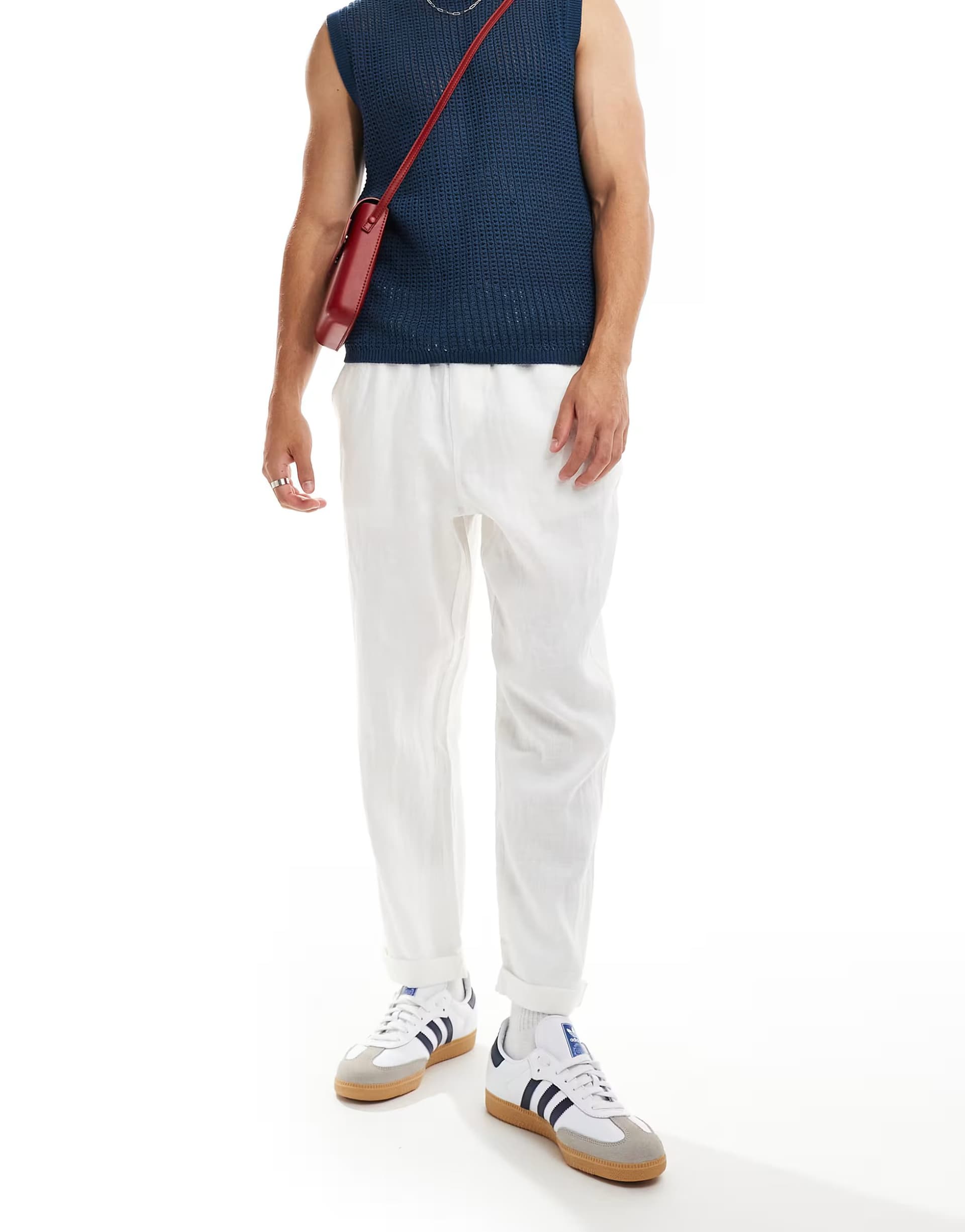 ASOS Cotton:On Linen pant in white