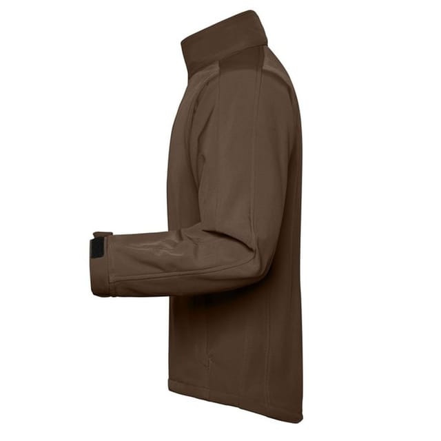 James and Nicholson James and Nicholson Men's Soft Shell Jacket in Brown - 3