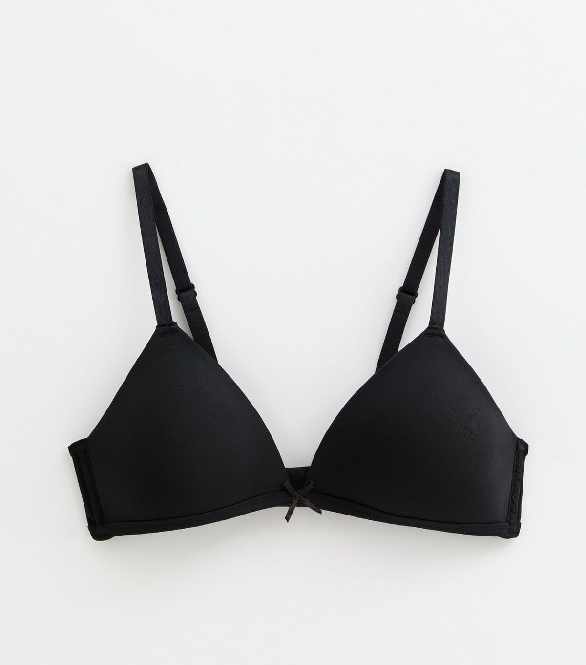 New Look Girls' Black Non Wired Triangle Bra New Look - 1
