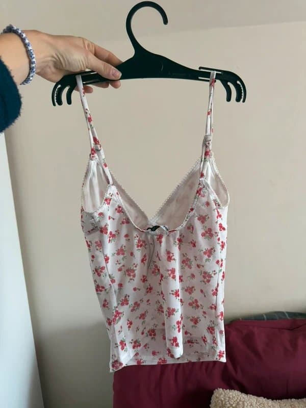 Bershka Floral cami top