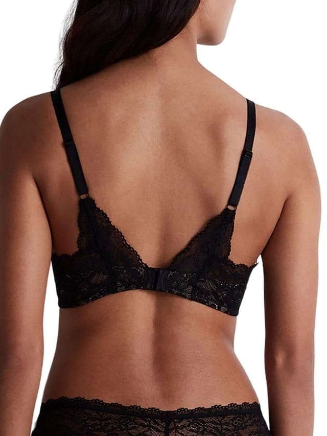 Aubade Aubade Women's Rosessence Care High Apex Plunge Bra in Black - 2