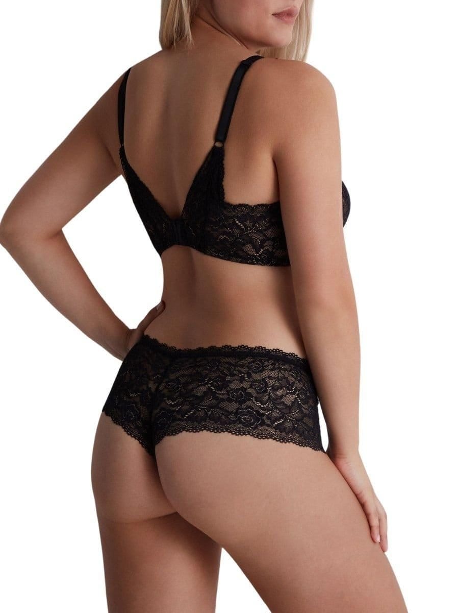 Aubade Aubade Women's Rosessence Care High Apex Plunge Bra in Black - 4